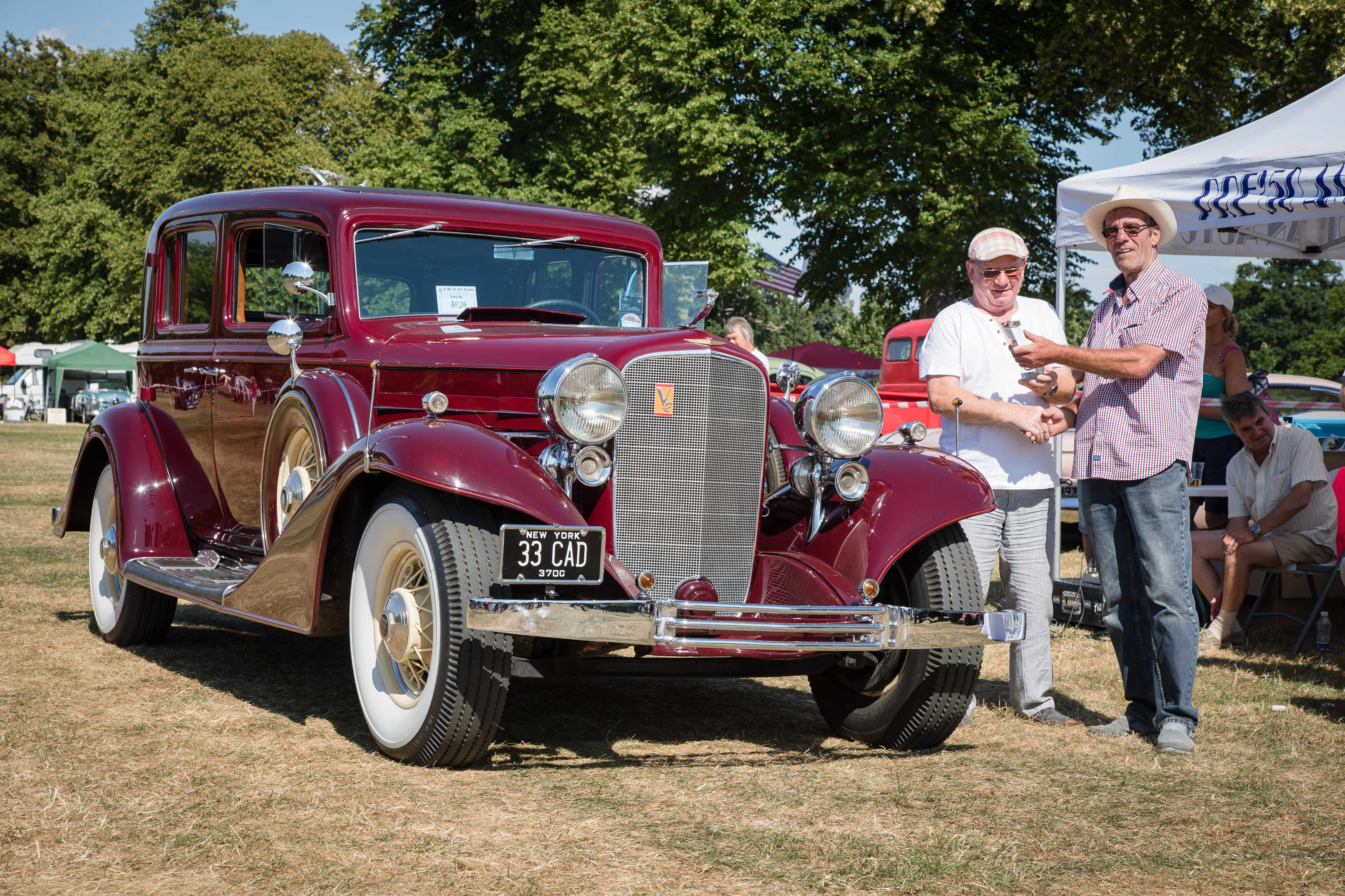 Overall Concours and President’s Choice --  1933 Cadillac V12  -- Bob Lucas